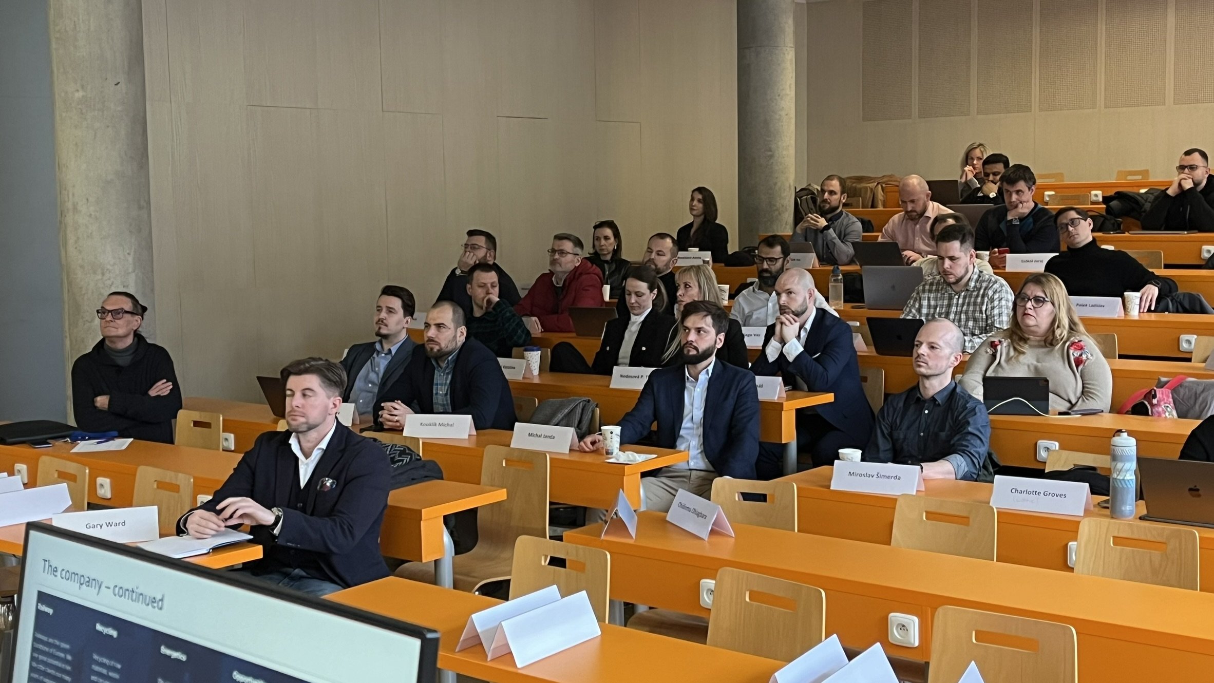 Corporate workshop with MBA students of the Faculty of Business Administration, Prague University of Economics and Business