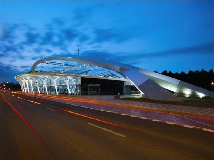 CEI - VMT - U-Bahnstation Střížkov in Prag, Tschechische Republik